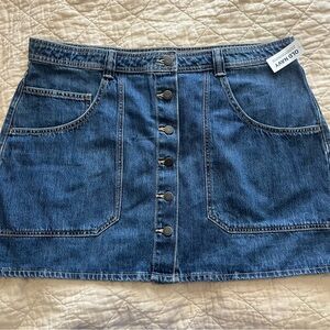 Old Navy Blue Denim Skirt